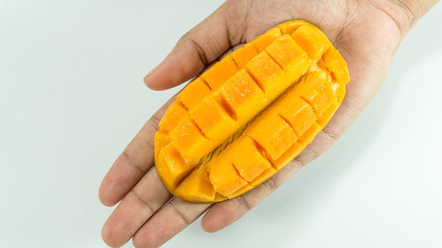 nařezané mango